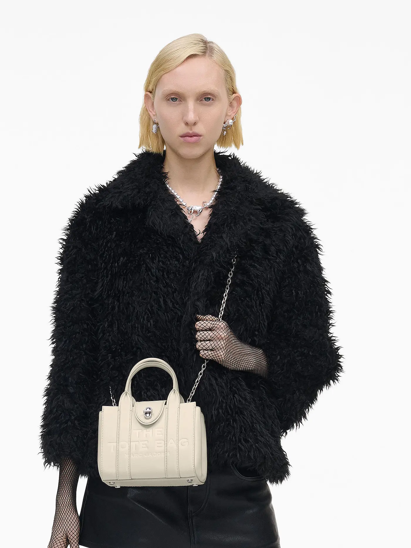 MARC JACOBS | Ledertasche - Mini Bag THE TURNLOCK CROSSBODY TOTE | 
